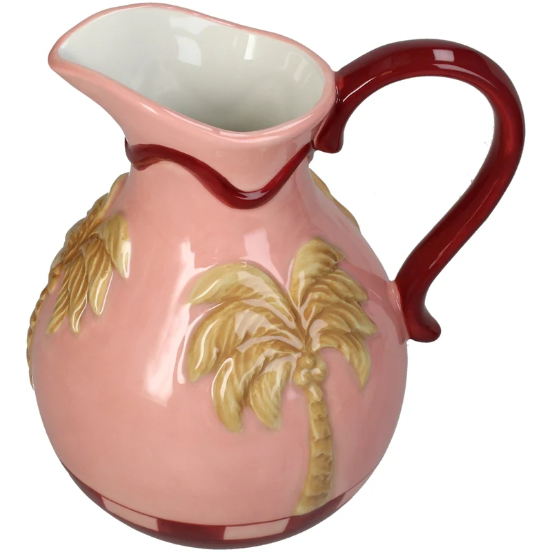 Vase Palm Tree Steingut Multi 19x15.3x20.8cm