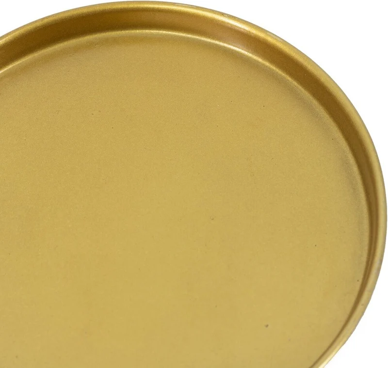 Schaaltje metaal rond D14 H1cm goud