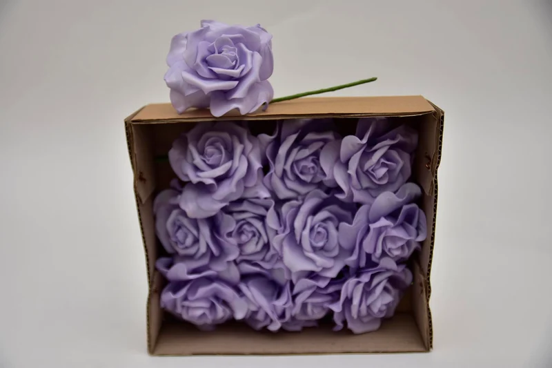 Elegante Rose - s'Flieder 8 cm - WBX 12 Stück