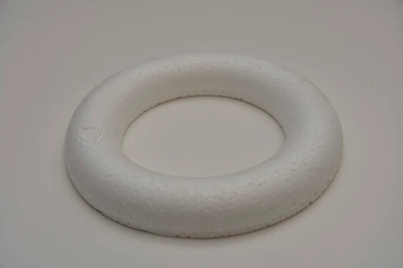 RING Ø 15 x 3 cm halbrundes Styropor