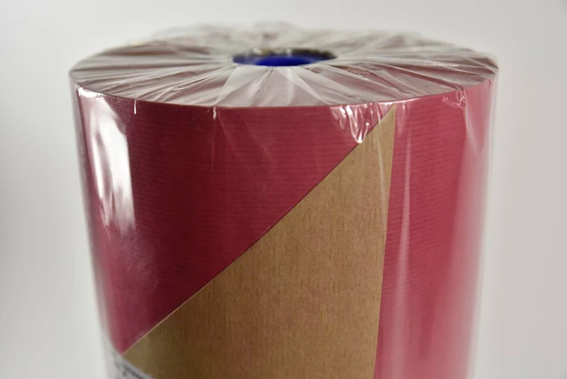 Geschenkpapier dunkelrosa 12 kg naturweiß kraft 60 cm 50gr