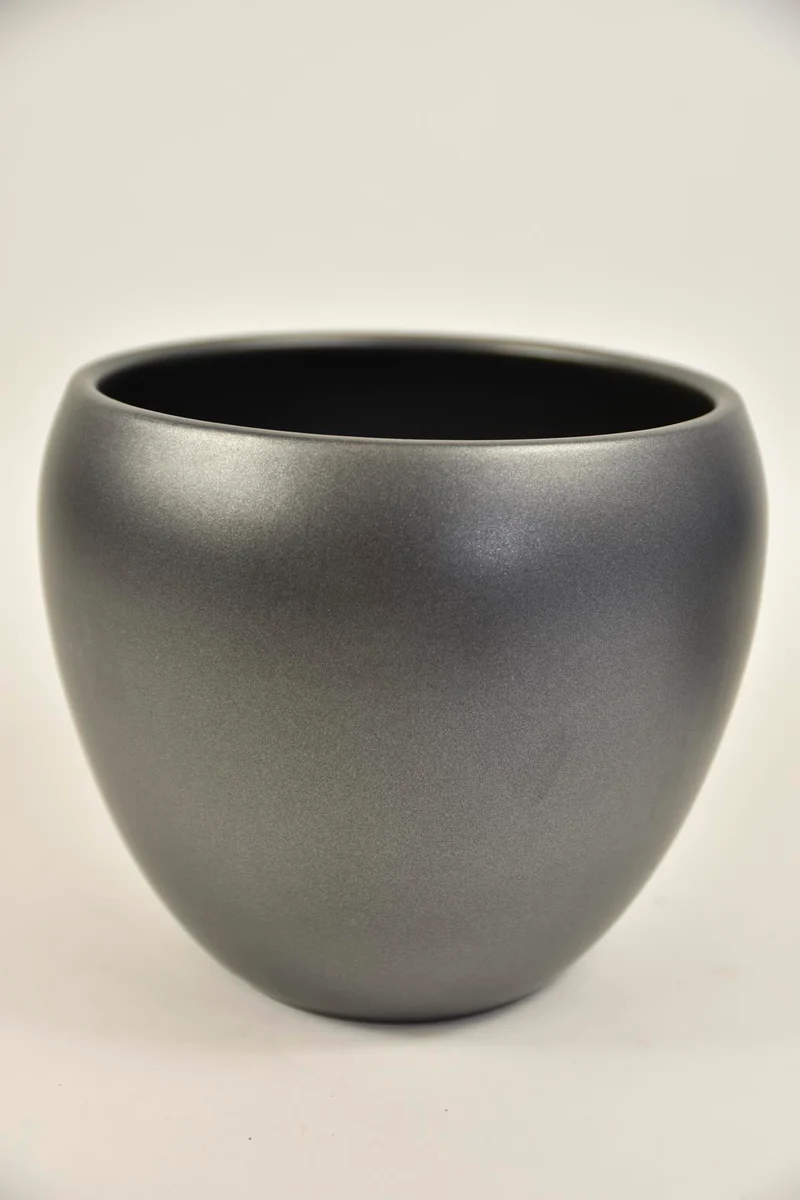 Blumentopf Schüssel, 22 cm - Graphit