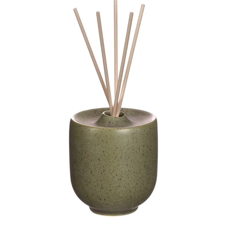 Diffuser aardewerk Gentle groot Ø8,5 h.20 cm groen