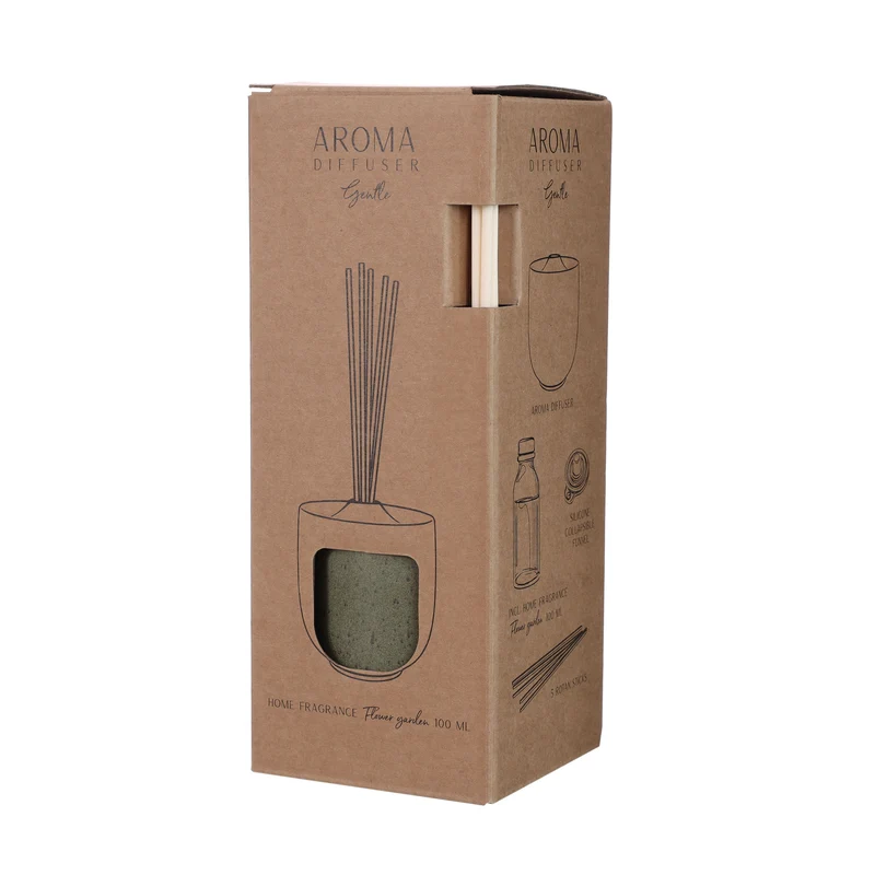 Diffuser aardewerk Gentle groot Ø8,5 h.20 cm groen