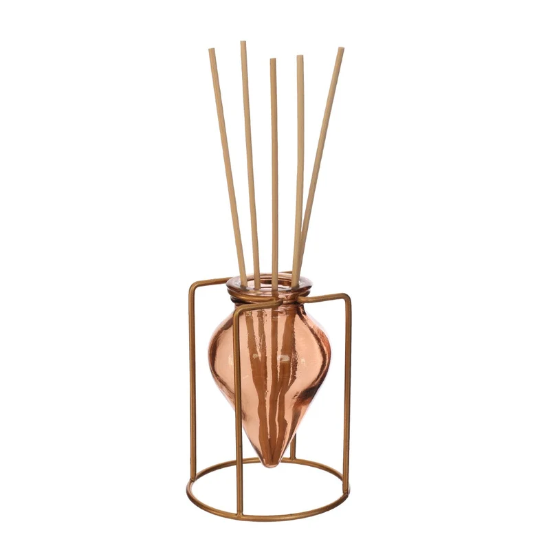 Diffuser glas Breeze amber Ø8,5 h.22 cm