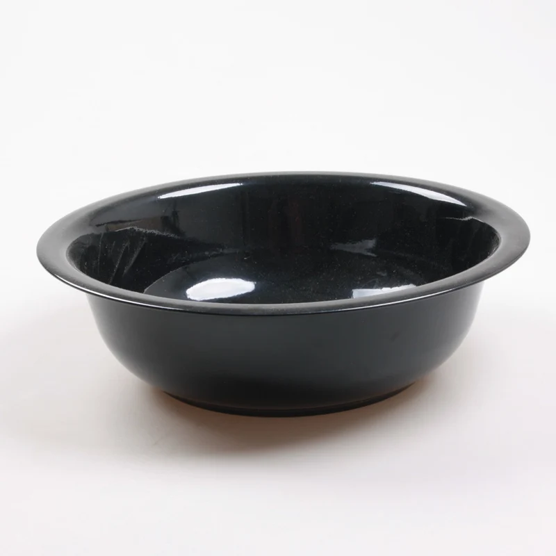 PLANTENSCHAAL S ZINK D24 H 8.5 CM ZWART