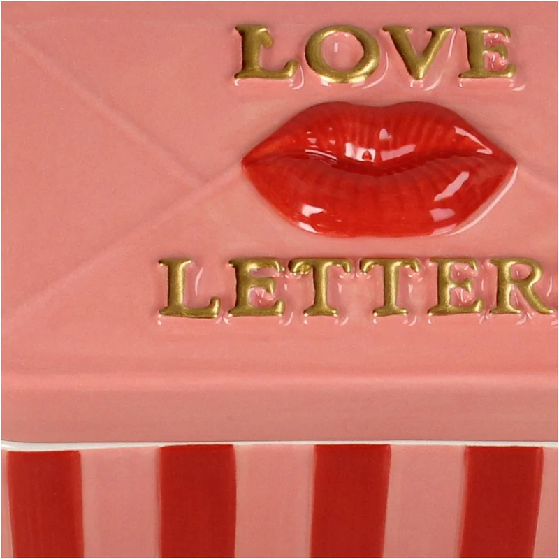 Keepsake Box Love Letters Dolomite Multi 12.8x8x8.4cm
