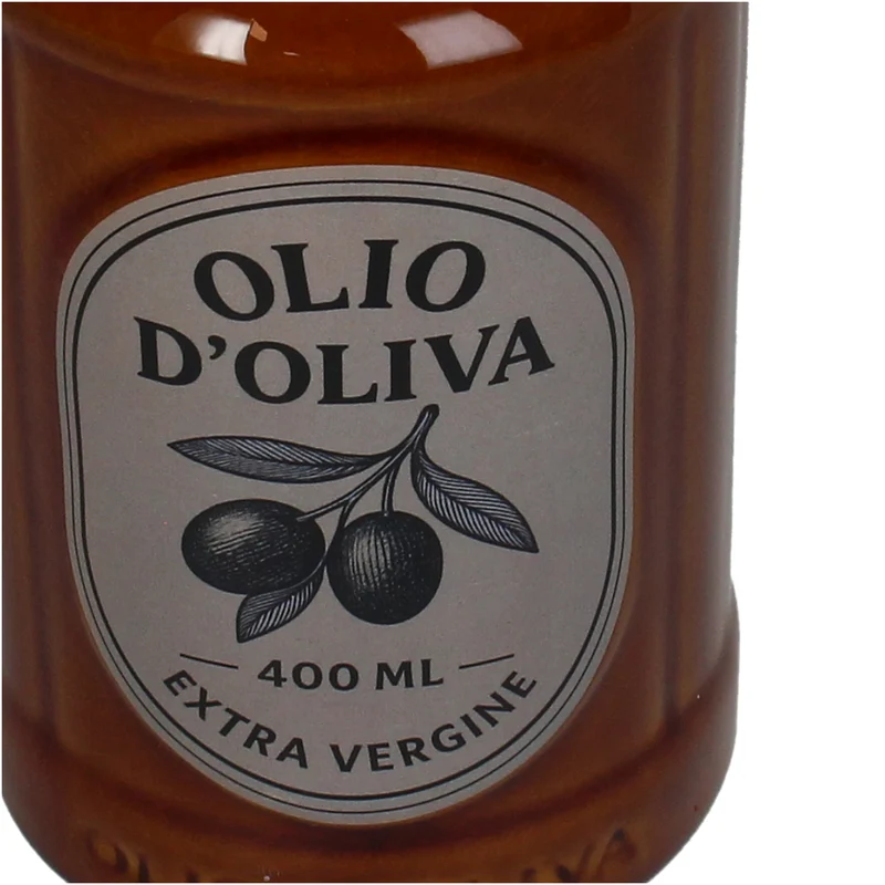 Vase Olio d'Oliva Fine Earthenware Terra 9.7x9.7x20.5cm