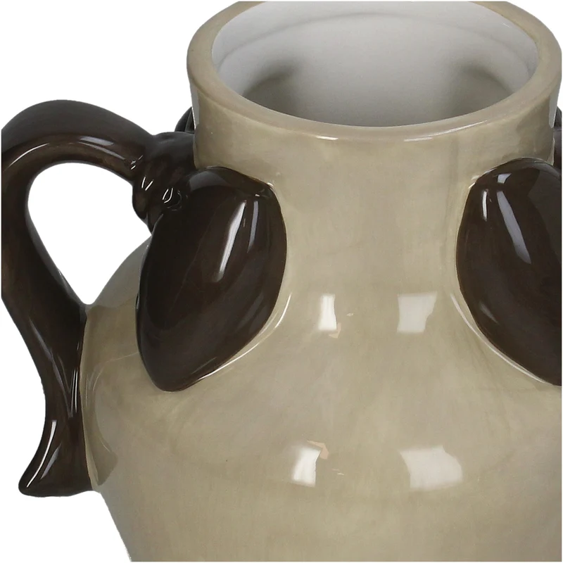 Vase Bow Dolomite Beige 19x14x17.4cm