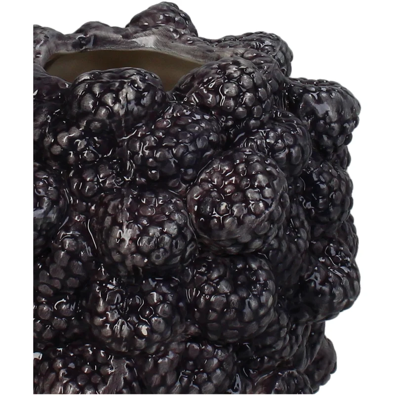 Vase Blackberry Dolomite Purple 12.3x12.3x12.6cm