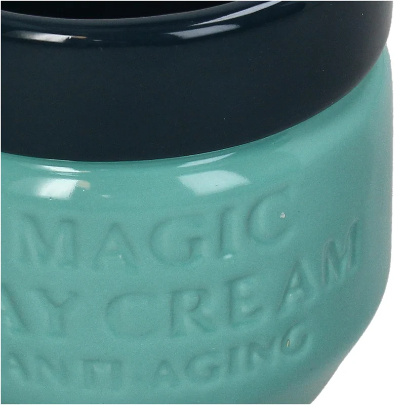 Planter Magic Day Cream Fine Earthenware Blue 10.4x10.4x10cm