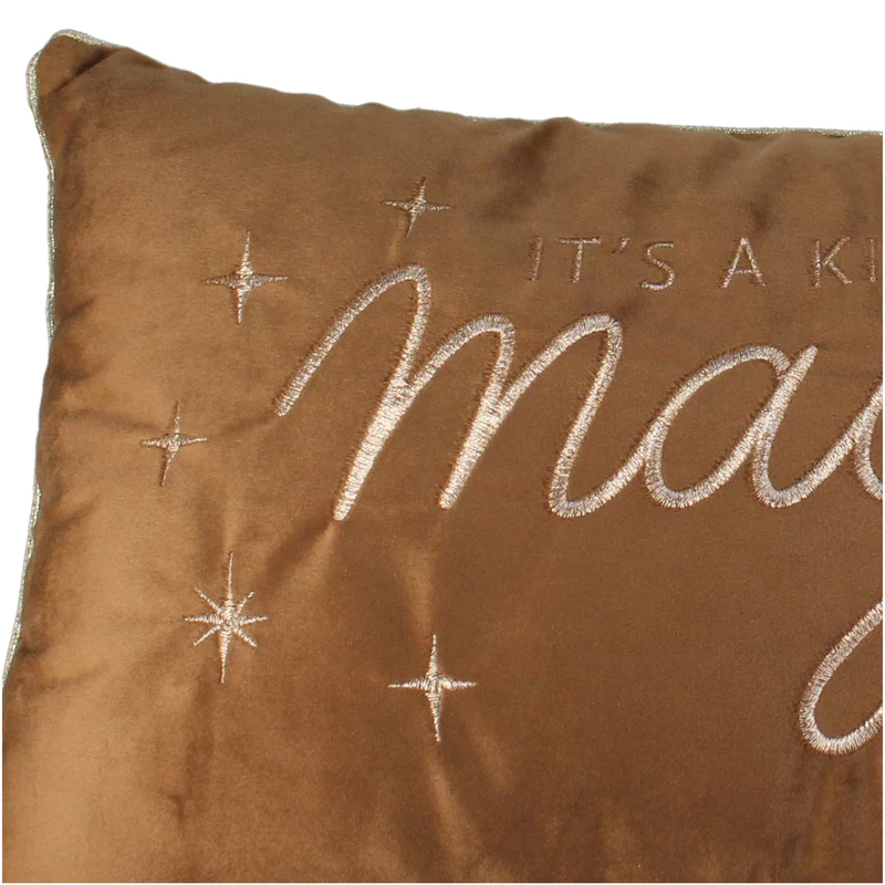 Cushion Magic Velvet Brown 30x50cm
