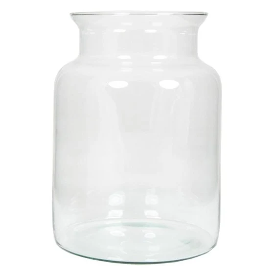 Eco Vase Milchtablett D19 cm H25 cm