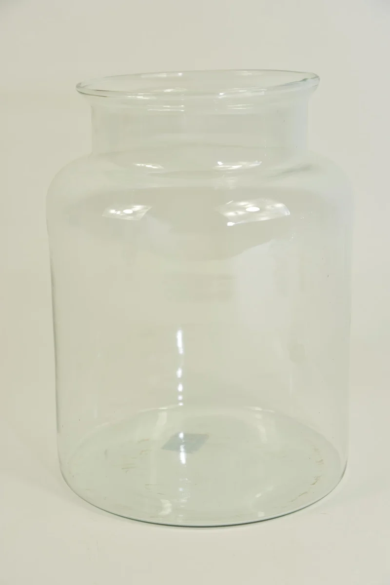 Eco Vase Milchtablett D19 cm H25 cm