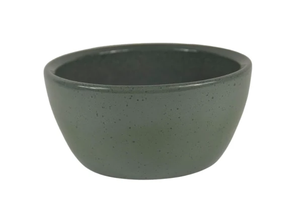 Schale Boule Granit grün glänzend 19cm