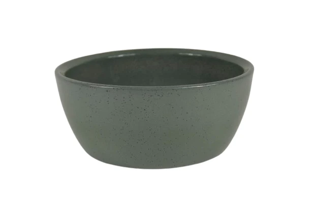Schale Boule Granit grün glänzend 23cm