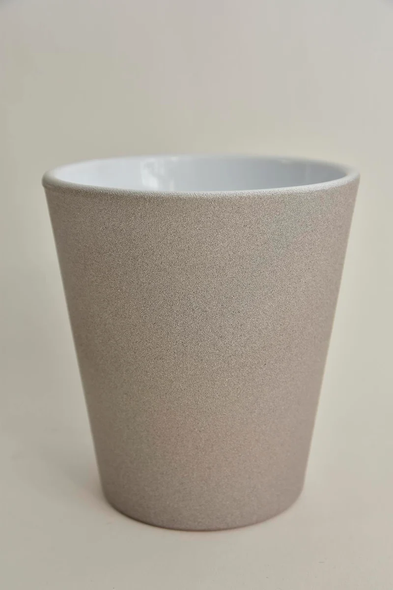 Konische (Orchidee) Vase Sand Greige 15 cm Serie 441