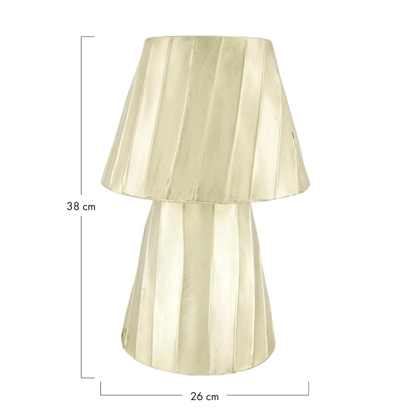 Table lamp metal 26x26x38cm Gold