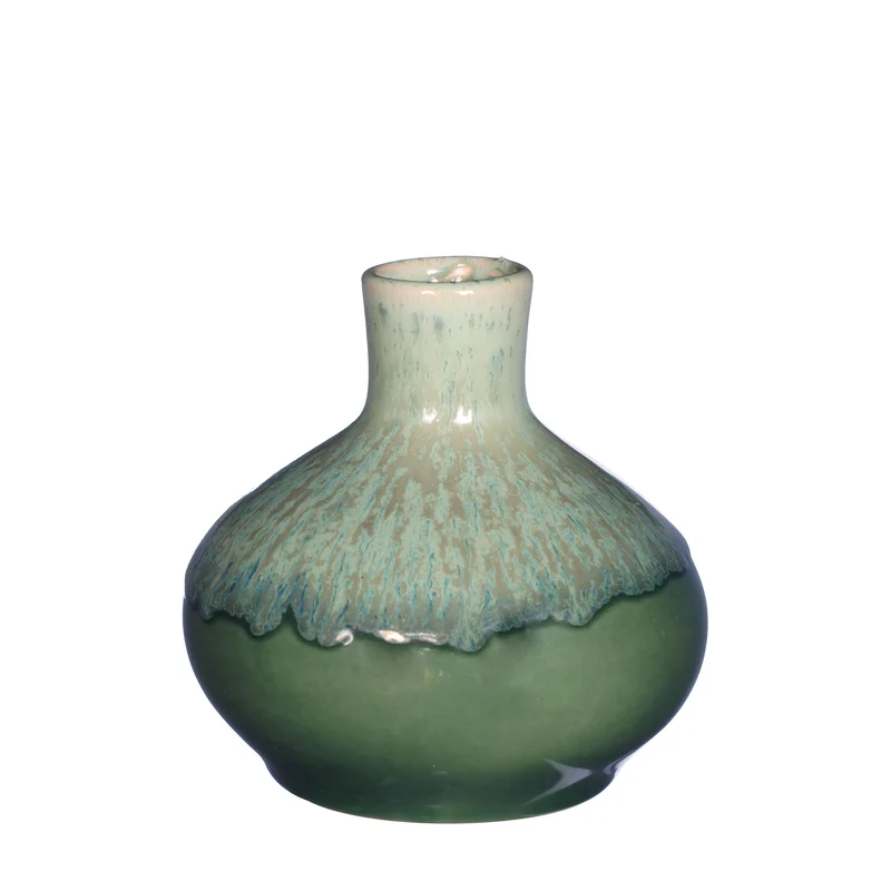 Tischvase Eve Ø8,5 x H.8,5 cm Seegrün