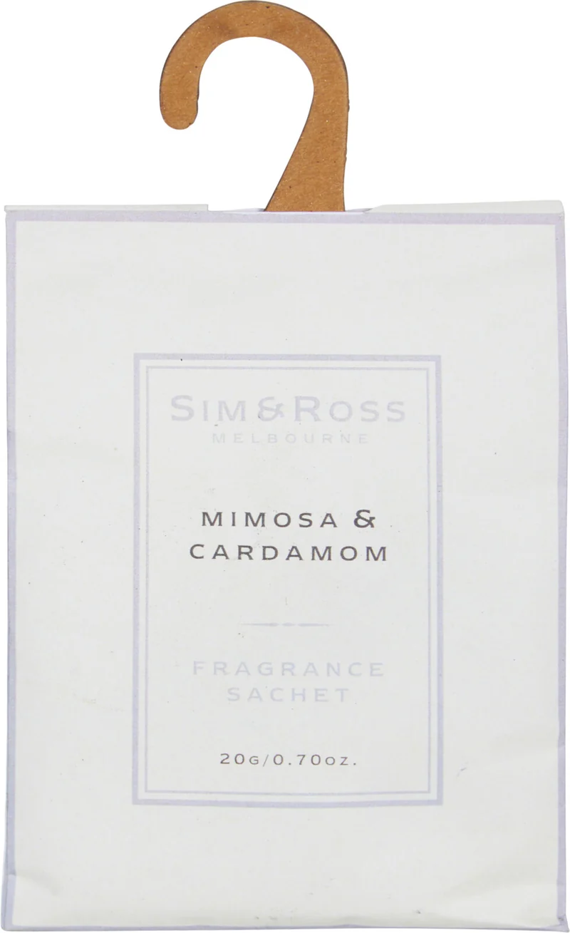 SET 3 STUKS GEURZAKJES SIM&ROSS 6 ASSORTIE 13,5x10x1,8CM