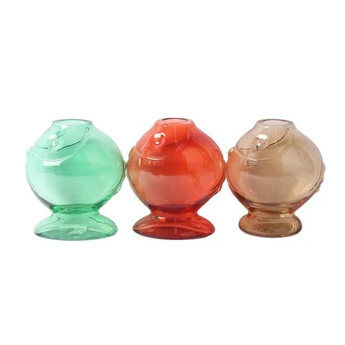 Vase Barra Glas 3 sortiert 15x11x16cm