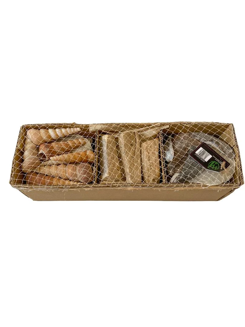 Shell mixbox 28x9x8cm natural