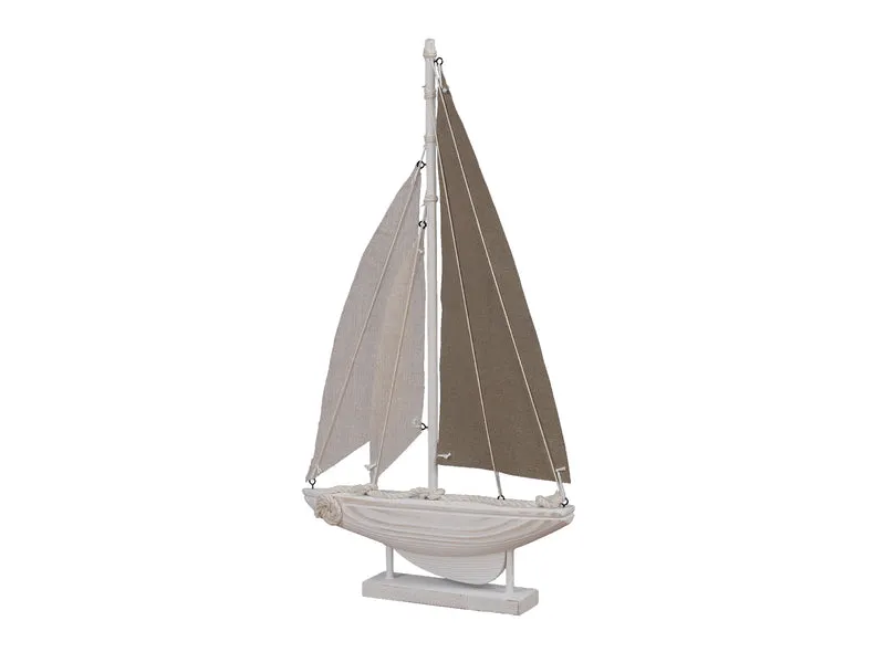 1 Stk. Holzboot natur 24,5x4,5x45 cm