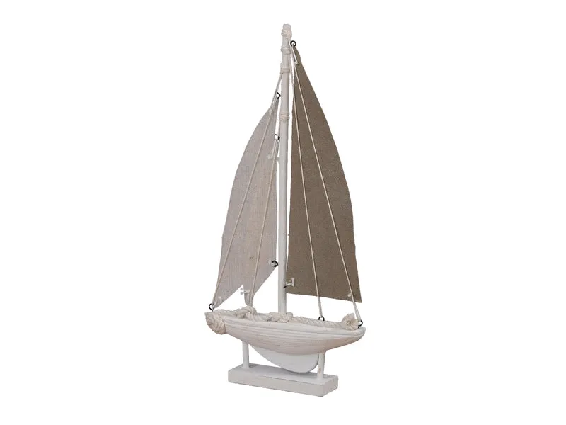 1 Stk. Holzboot natur 17,5x4x35 cm