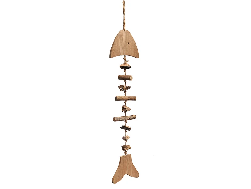 Fischskelett aus Holz 24x95cm