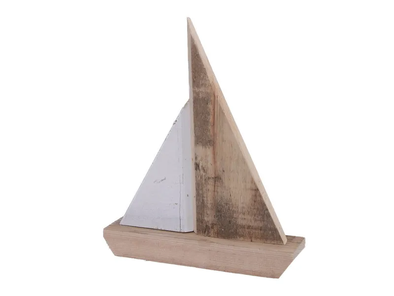 1 Stk. Holzboot natur 20x5x27 cm