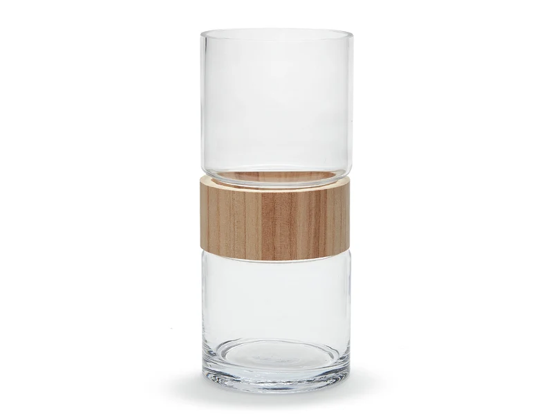 Vase 'Samba' transparent 25cm