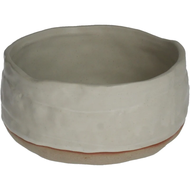 Schale Steinzeug Weiß 13x13x6,2cm