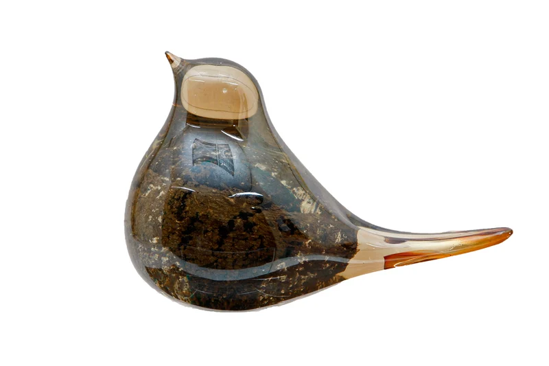 Bildhauer "Blend" L oker glas 16x6x10cm