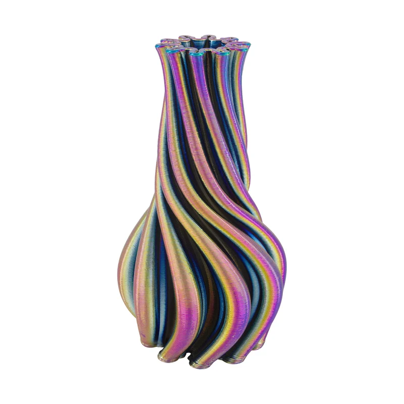 Vase 3D Keramik 16x16x28cm Gemischt