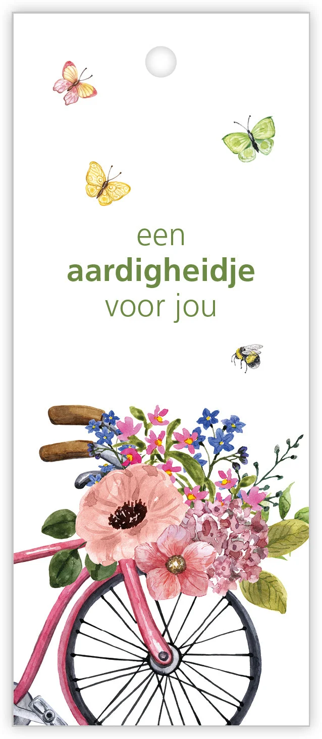 Packung à 12 Geschenkkarten Schmetterling Eine Nettigkeit