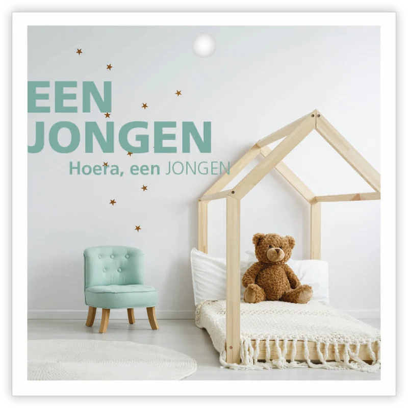 Packung à 12 Geschenkkarten Basics Ein Junge
