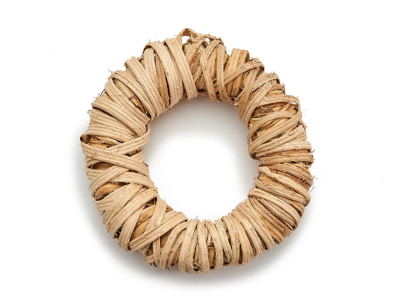 Geschälter Kranz 25x6cm natur
