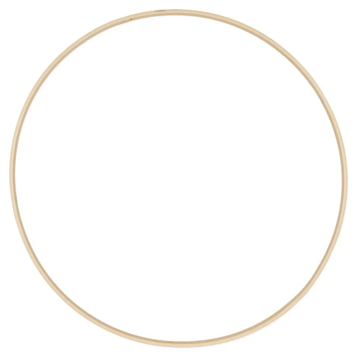 Bambusring Ø ca. 34 cm 4 Stück natur