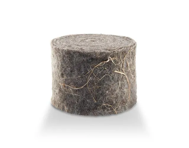 Wollfilz „RAW“ 15cm Grau 5LFM