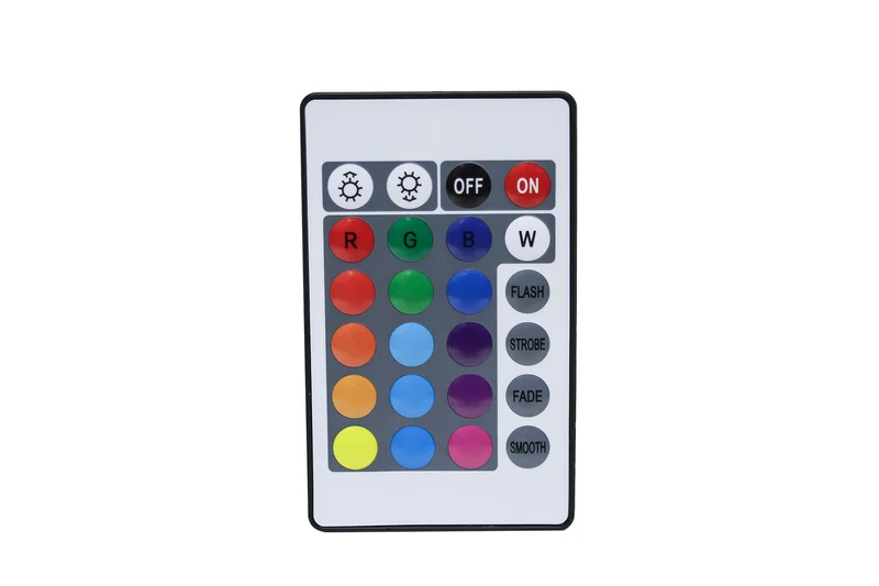 Laterne LED "Gnom" solar m/FB 7 Farben weiß Kunststoff 22,5x18,5x51cm