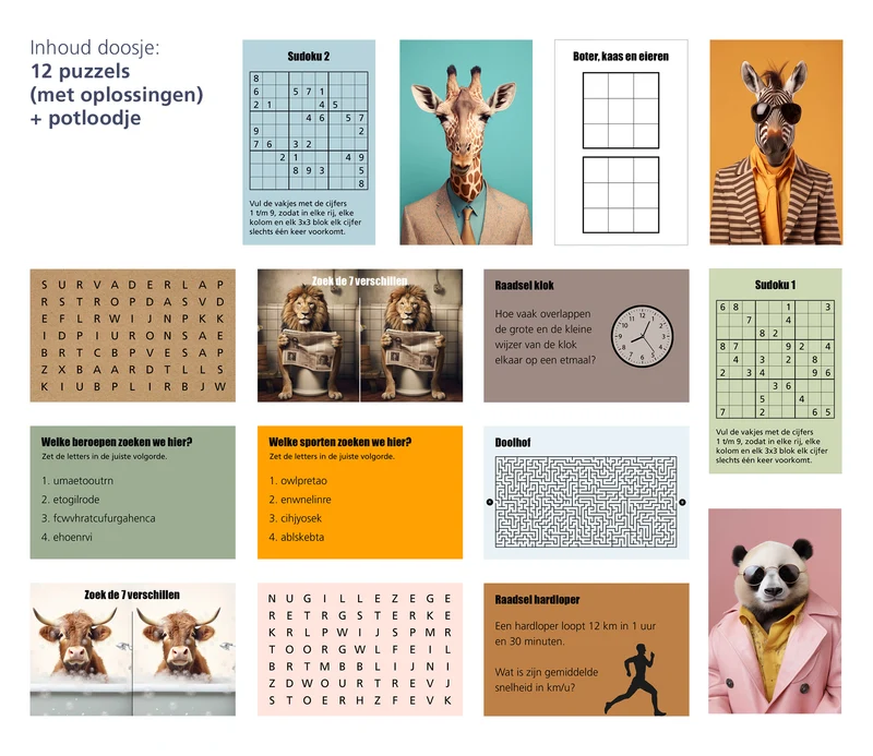 Geschenk Puzzelschachtel "Vatertag"