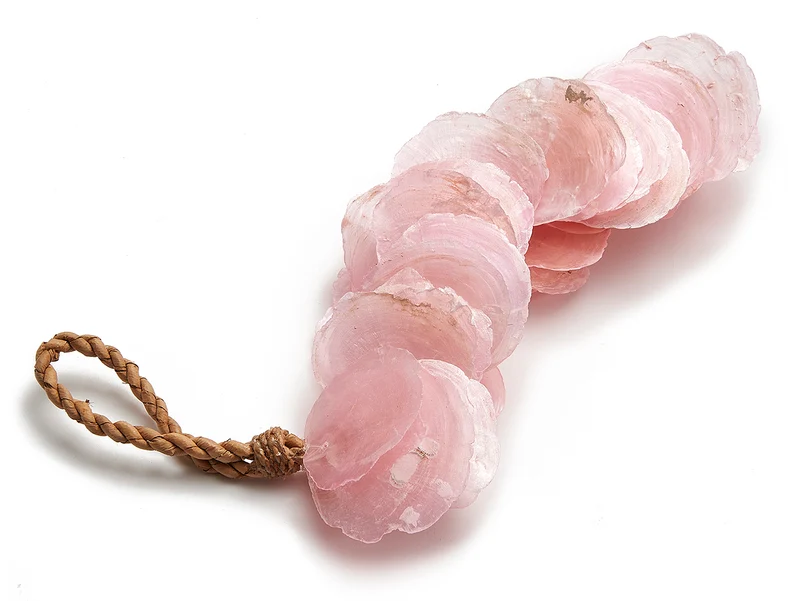 Hängeleuchte Capiz 'Conga' Nude Pink 45cm