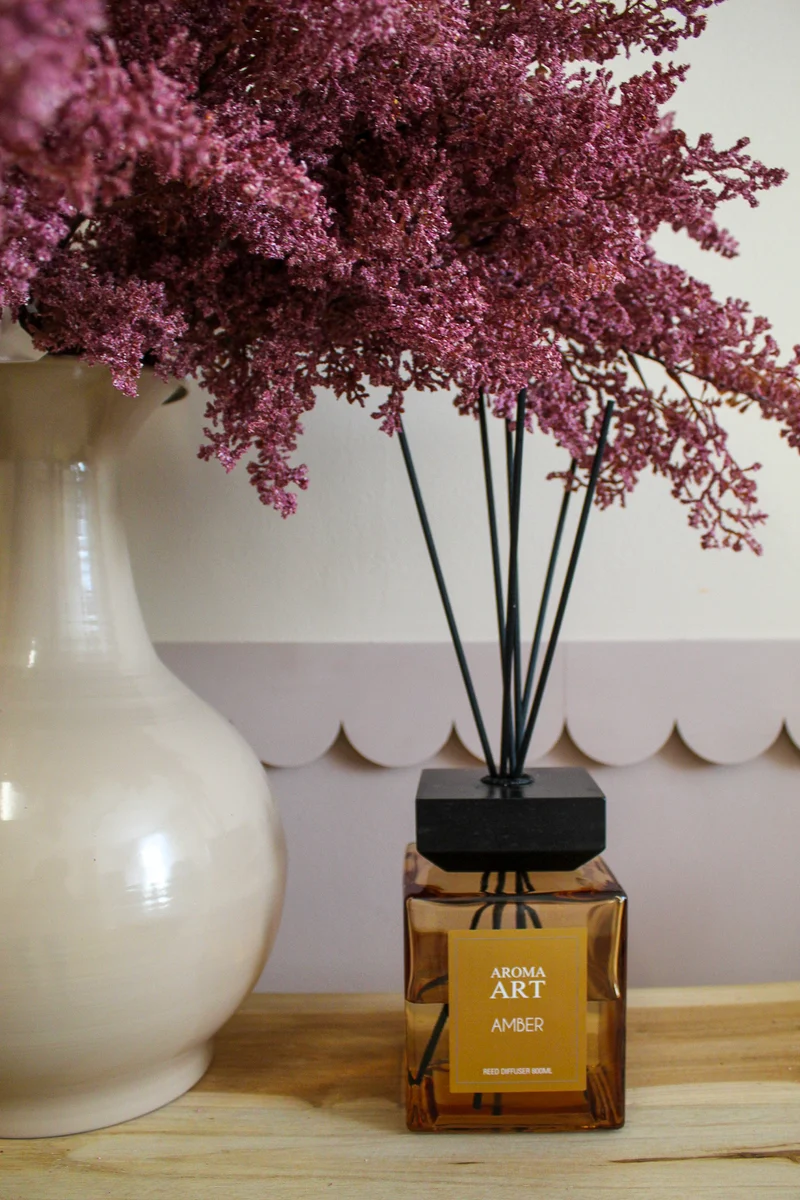 Diffuser-Set "Aroma Art" Amber 800ml Amberglas 23x23x39cm