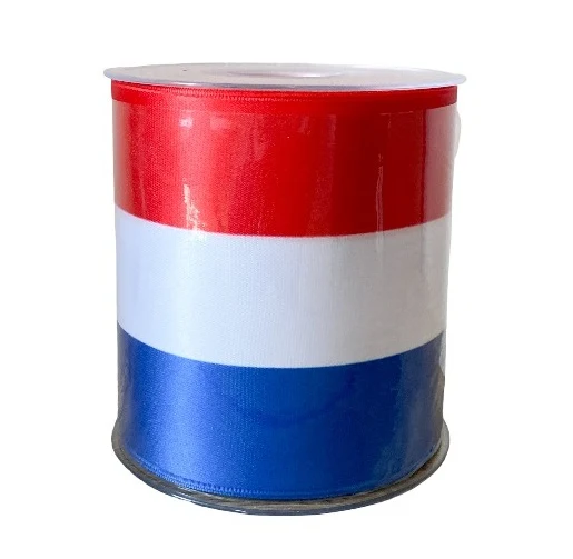 DC Exclusive Band rot-weiß-blau 100mm. Niederländische Flagge