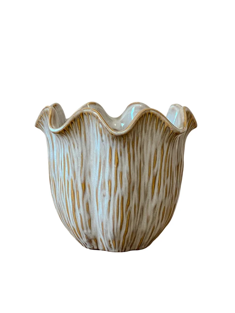Topf „Loire“ Keramik D18,5 H16cm Off-White