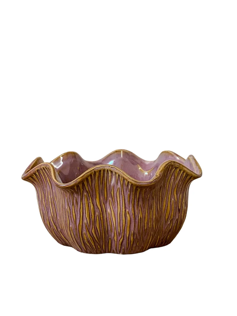 Schale ''Loire'' Keramik D22,5 H10cm Lila