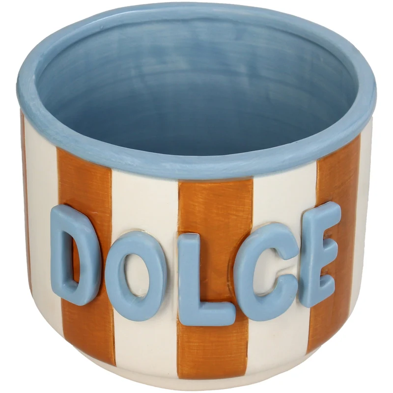 Pflanzgefäß Dolce Dolomit Multi 14,2x14,2x11,5cm