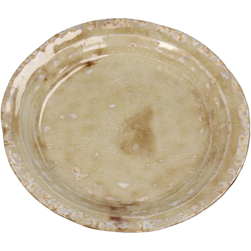 Teller Steingut Beige 16.3x16.3x2cm