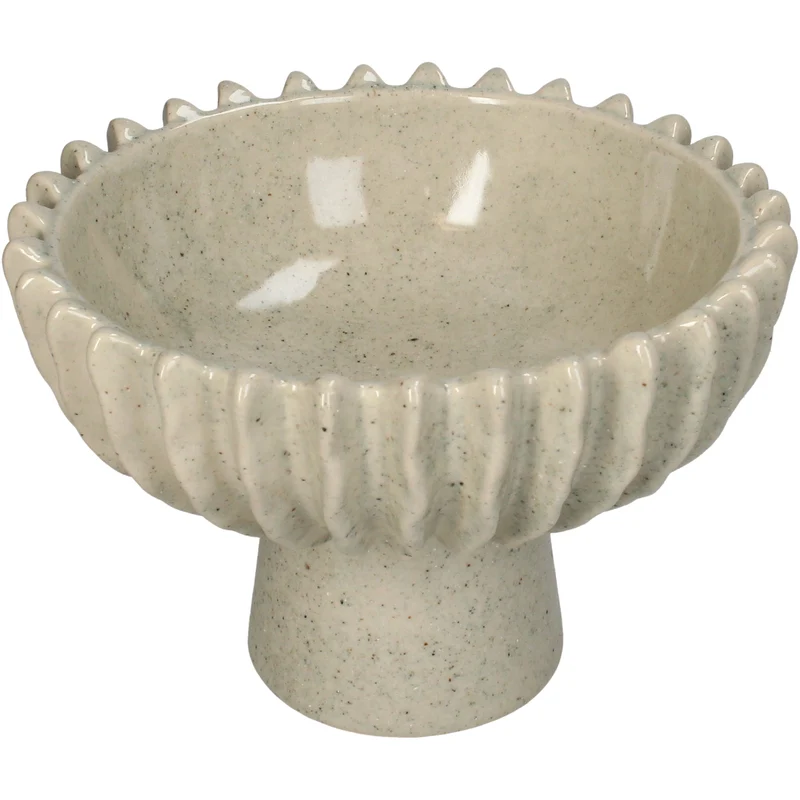 Schale Steingut Beige 20.5x20.5x14cm