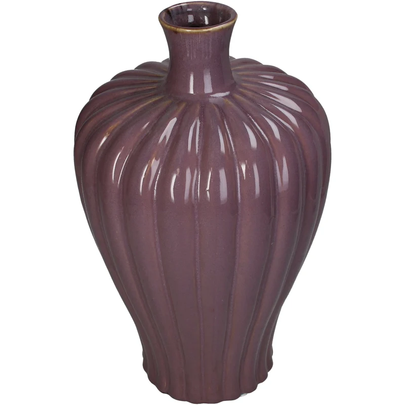 Vase Steingut Flieder 20,5x20,5x34cm